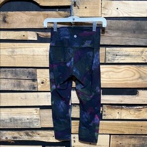 Lululemon Wunder Under Crop‎ (Hi-Rise) (Full-On Luxtreme 21") Aura Dark Chrome 4